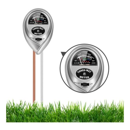  The Best pH Meter Option: HiLandy Soil pH Meter 3-in-1 Soil Tester