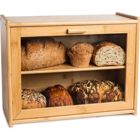 Laura’s Green Kitchen Double Layer Bread Box