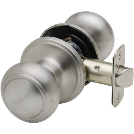  The Best Door Knobs Options: Copper Creek Satin Stainless Colonial Knob