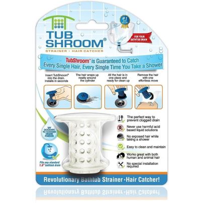 The Best Drain Hair Catch Options: TubShroom The Revolutionary Tub Drain Protector