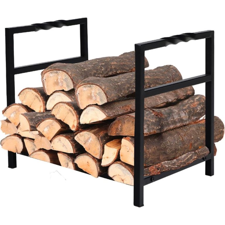 The Best Firewood Rack Option: Phi Villa Small Indoor/Outdoor Firewood Rack