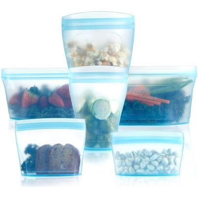The Best Freezer Bags Options: Xomoo Reusable food container silicone bag