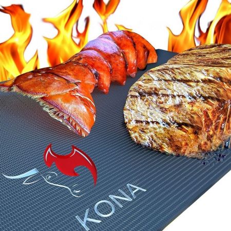 Kona Extra Large 25-by-17-Inch BBQ Grill Mat