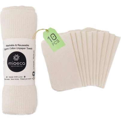 The Best Kitchen Towels Option: Mioeco Reusable Unpaper Towels