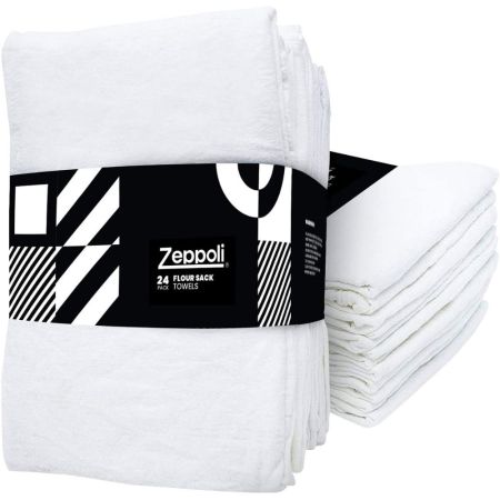 Zeppoli 24-Pack Flour Sack Towels