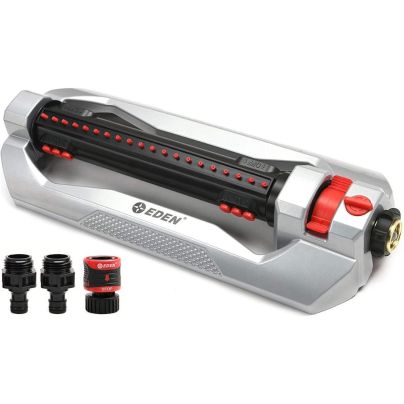 The Best Oscillating Sprinkler Options: Eden 94116 3-Way Metal Turbo Oscillating Sprinkler