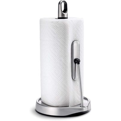 The Best Paper Towel Holder Option: simplehuman Tension Arm Paper Towel Holder