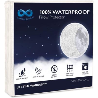 The Best Pillow Protector Options: Everlasting Comfort Waterproof Pillow Protectors
