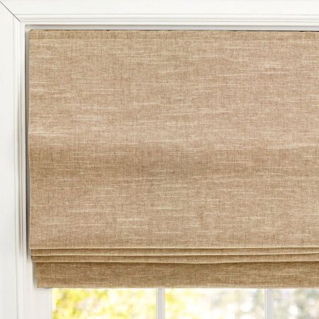  The Best Roman Shades Option: Pottery Barn Custom Emery Linen Cordless Roman Shade