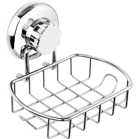 HASKO accessories Suction Soap Dish with Hooks