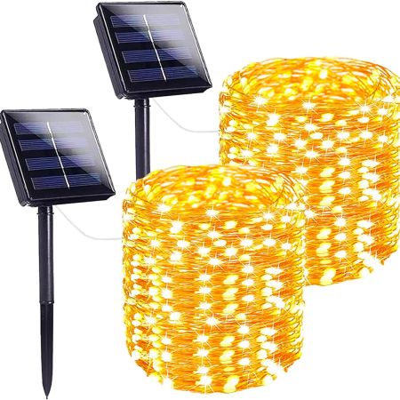 Sanjicha Waterproof LED Solar String Lights