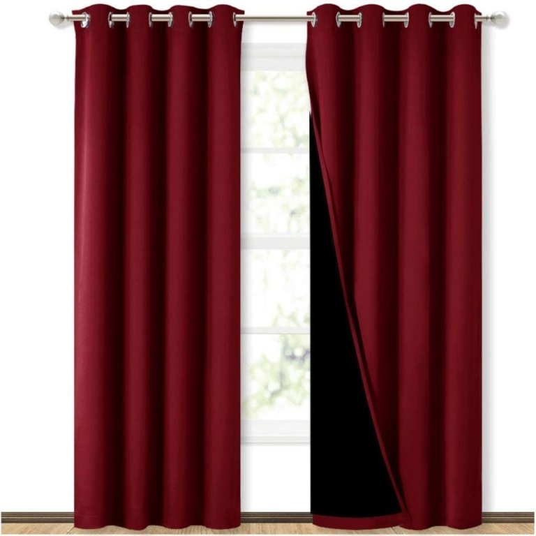 The Best Soundproof Curtains Option: Nicetown Custom 2 Layers 100% Blackout Curtain