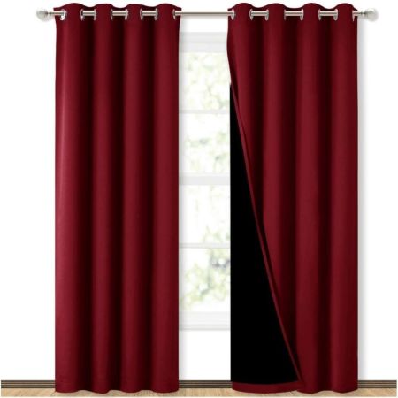 Nicetown Custom 2 Layers 100% Blackout Curtain