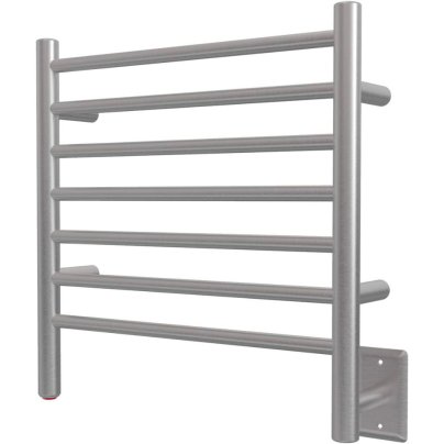 The Amba Radiant Small 7 Bar Towel Warmer on a white background.