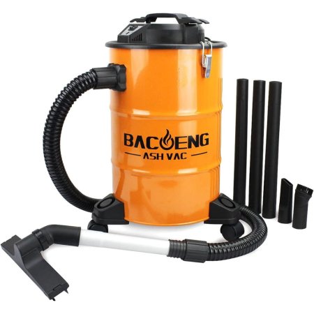  The BacoEng Double Stage Filtration Ash Vacuum on a white background.