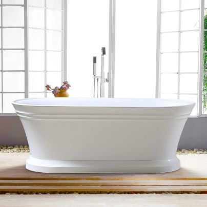 The Best Bathtubs Option: Vanity Art VA6610 Freestanding Acrylic Bathtub