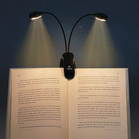 Vekkia 12 LED Rechargeable Book Light