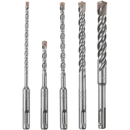  The Bosch HCK005 Bulldog Carbide Hammer Drill Bit Set on a white background.