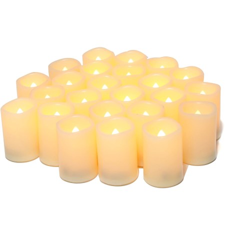 CANDLE IDEA Flameless Flickering Tea Lights Candles