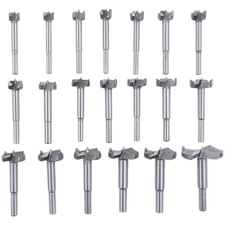  The Best Forstner Bit Set Option: 20Pcs Forstner Drill Bits, Rocaris Tungsten Steel 