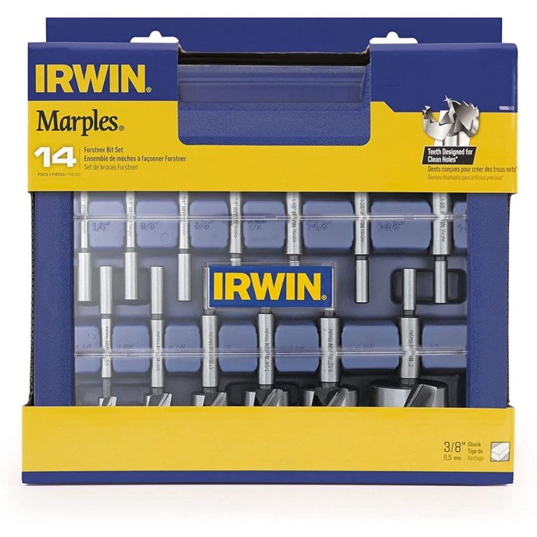  The Best Forstner Bit Set Option: IRWIN Marples Forstner Bit Set, 14-Piece (1966893)
