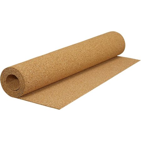  Roll of QEP Natural Cork Underlayment Roll on a white background