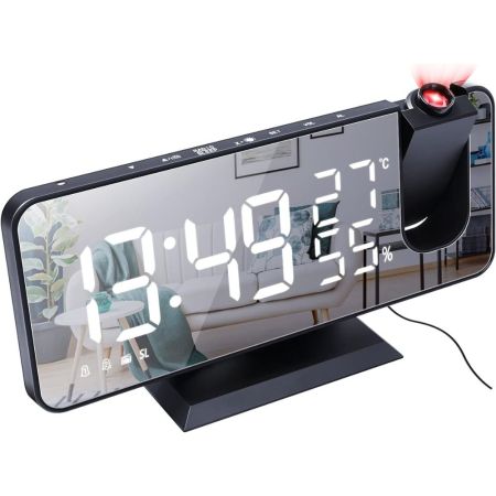 Number-one Projection Digital Alarm Clock 