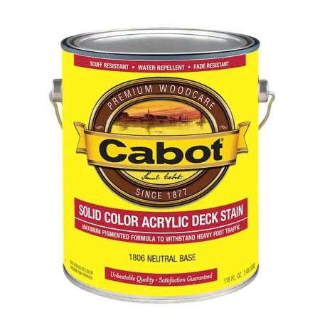 Cabot Tintable Solid Exterior Stain and Sealer