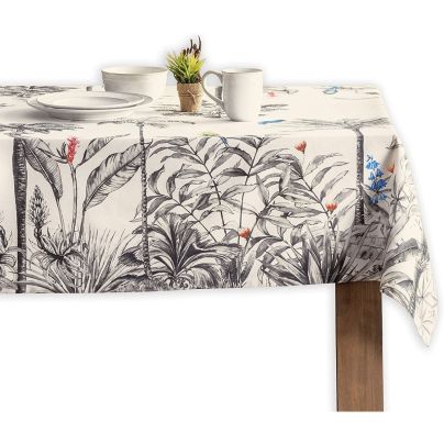 The Best Tablecloths Options: Maison d’Hermine Amazonia 100% Cotton Tablecloth