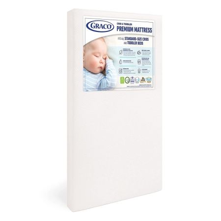 Graco Premium Foam Crib u0026 Toddler Mattress