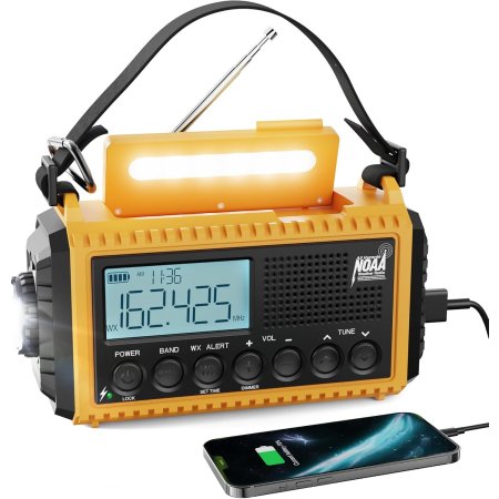  The Best Crank Radio Option: Raynic CR1009Pro Solar-Hand-Crank Emergency Radio