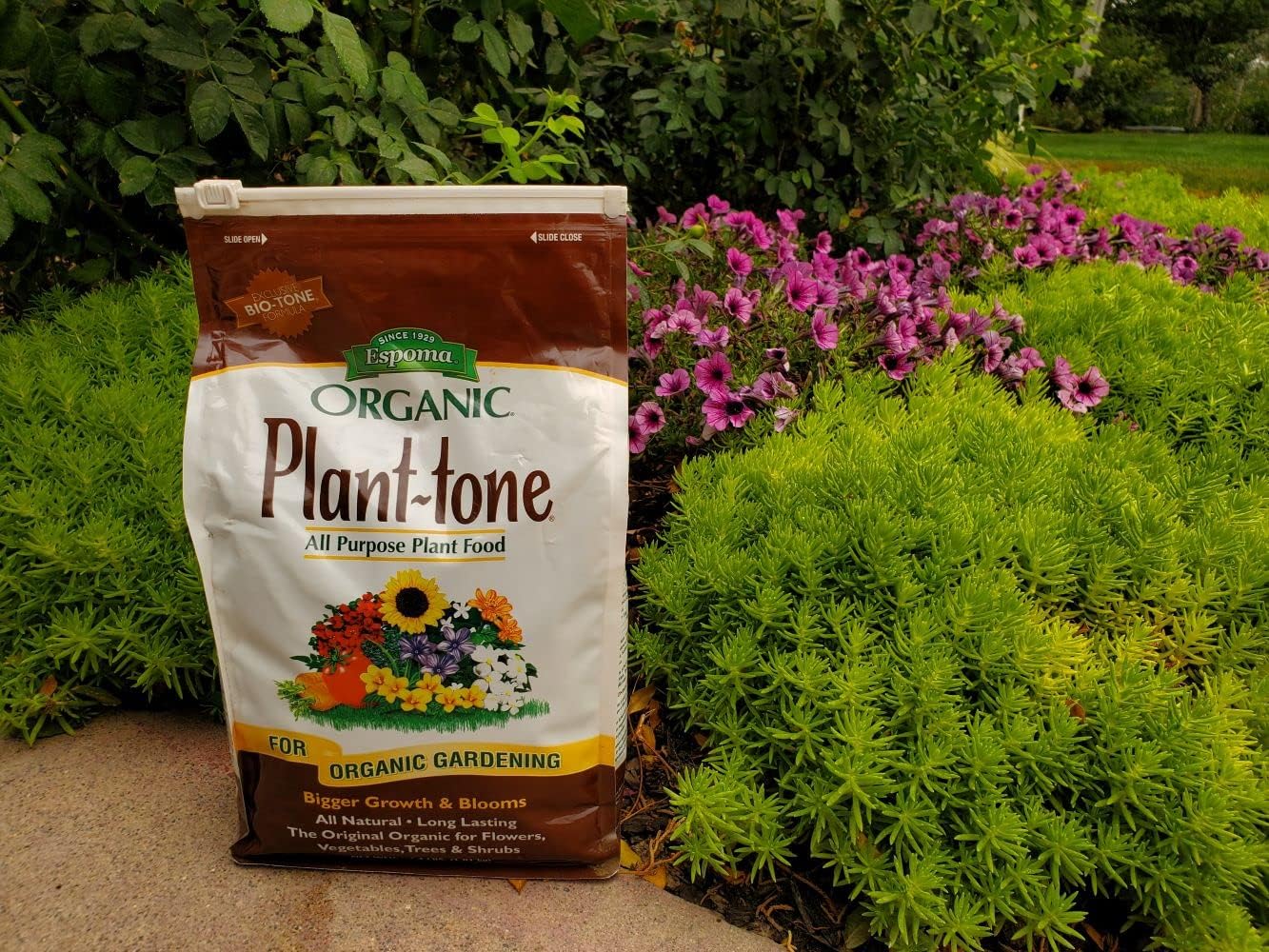 Oneof the option of the best organic fertilizers package in a garden 