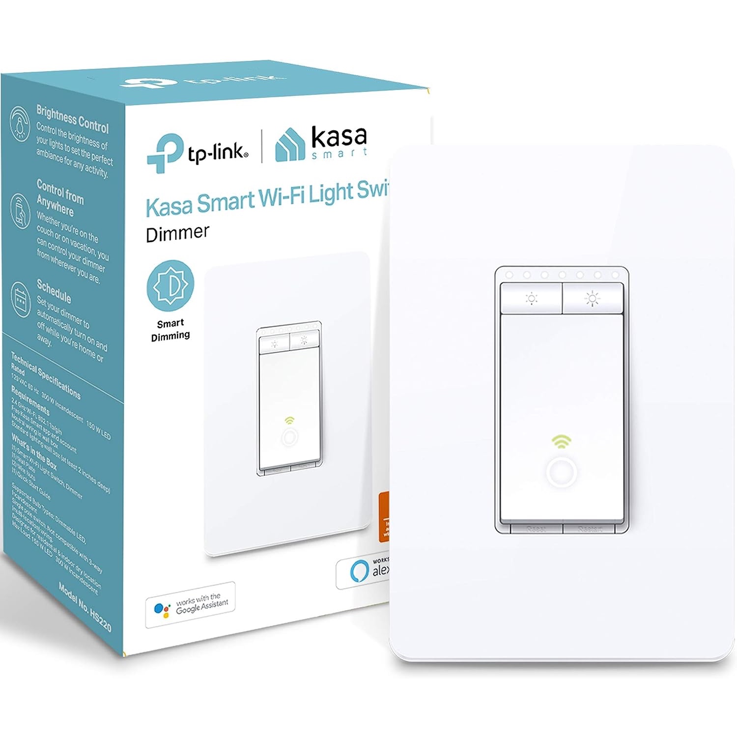 Kasa Smart Wi-Fi Dimmer Light Switch