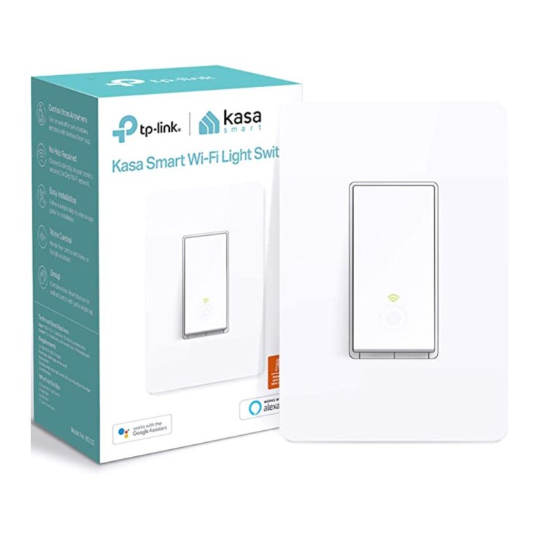 Best Smart Switch Option: Kasa Smart Light Switch HS200, Single Pole