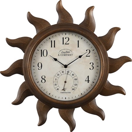 FirsTime u0026 Co. Sundeck Outdoor Clock