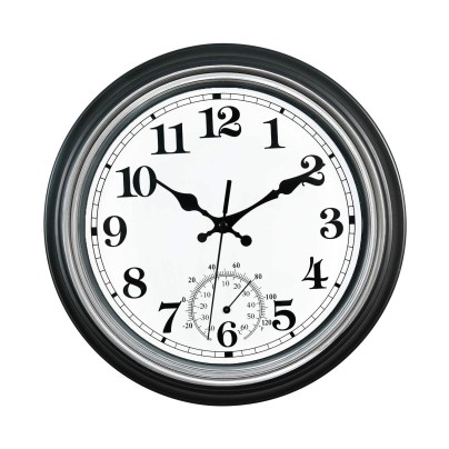 The Best Outdoor Clock Options: SMILEMARY 12-Inch Indoor_Outdoor Retro Wall Clock
