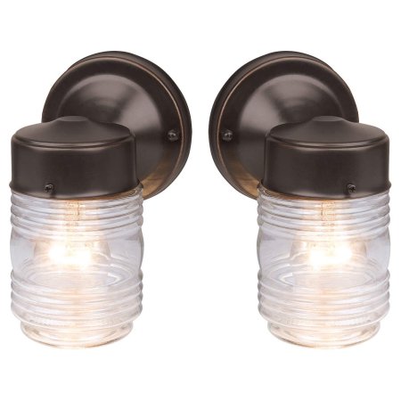  The Best Outdoor Wall Lights Option: Design House Jelly Jar Classic Indoor_Outdoor Light