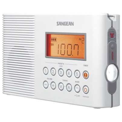 The Best Shower Radio Options: Sangean H201 Portable Weather Alert Shower Radio