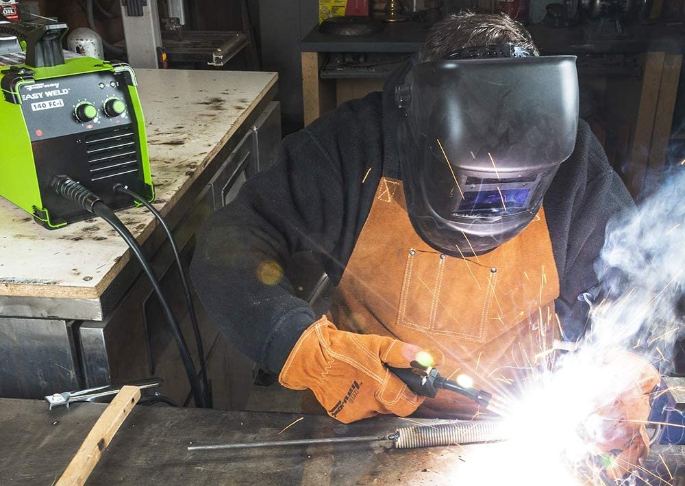 A person using the best welder option