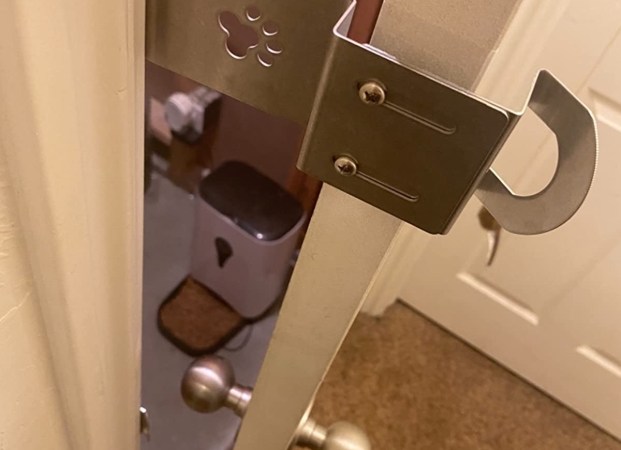 Genius! This Door DIY Doubles as an Indoor Gate