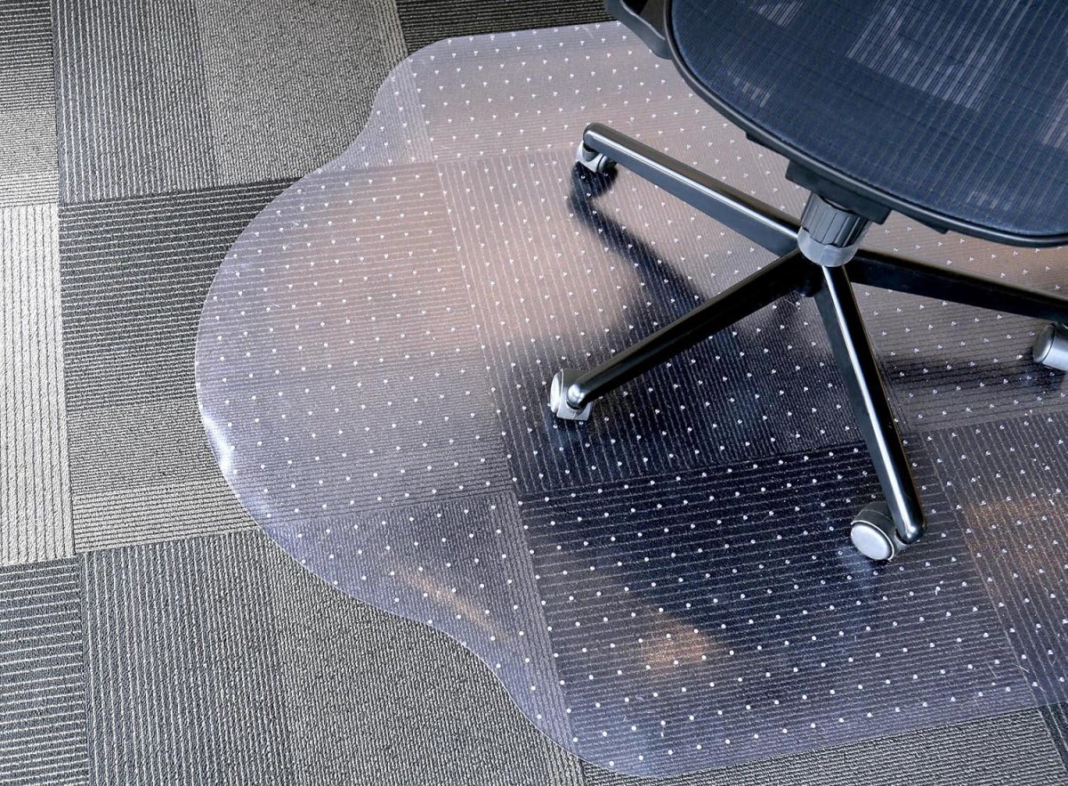 The Best Chair Mat Option Evolve Clear Office Chair Mat With Rounded Corners