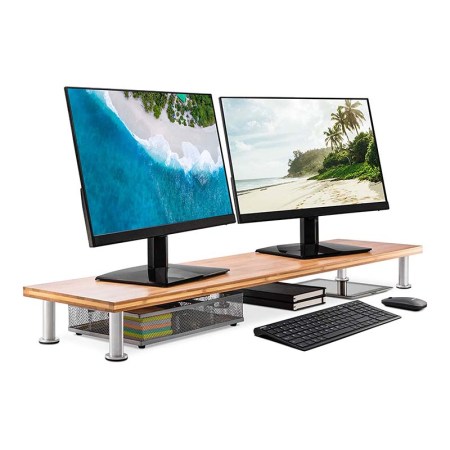 The Office Oasis Large Dual Monitor Stand