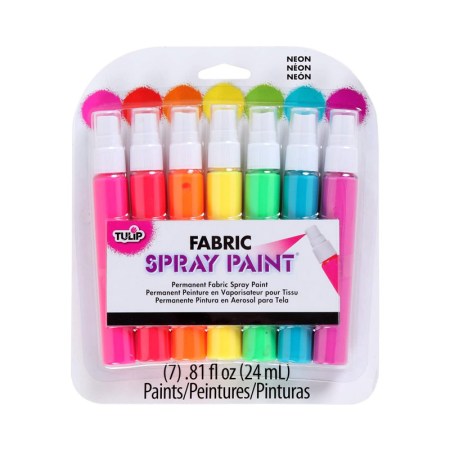Tulip Permanent Fabric Spray Paint, Neon