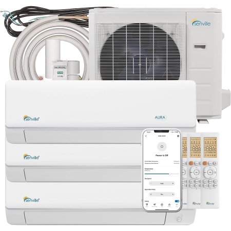  The Best Heat Pump Option: Senville 36,000-BTU Tri-Zone Mini-Split Heat Pump