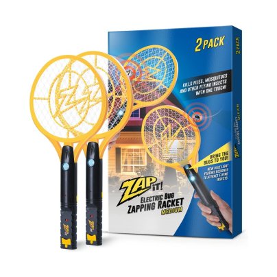 The Best Indoor Bug Zapper Option Zap It! Bug Zapper Twin-Pack Rechargeable Rackets