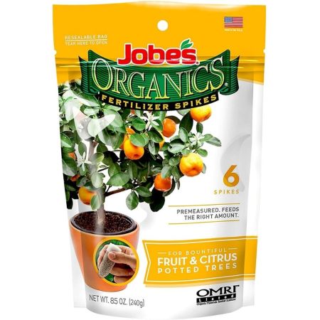 Jobe's Organics Fruit u0026 Citrus Fertilizer Spikes