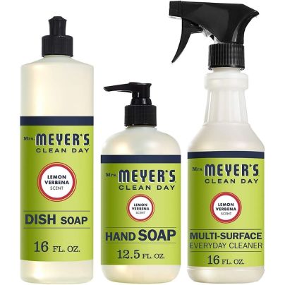 The Best Essential Oils For Cleaning Options: Mrs. Meyer's Clean Day Kitchen Basics Set, Lemon