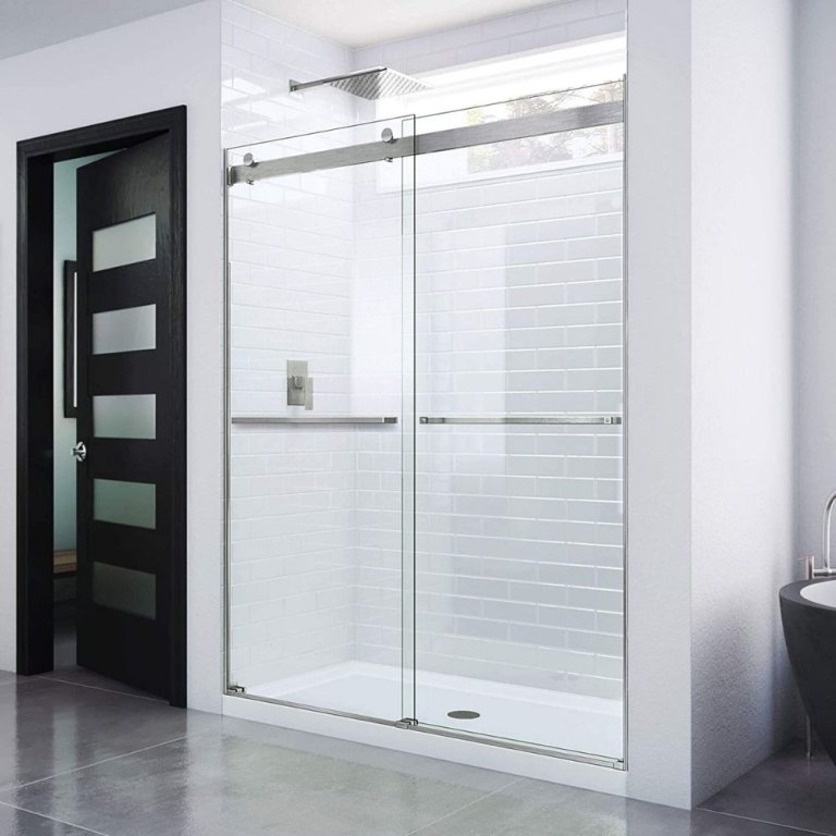  The Best Frameless Shower Doors Option: DreamLine Essence Frameless Bypass Shower Door