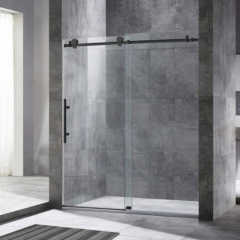  The Best Frameless Shower Doors Option: Woodbridge Frameless Sliding Glass Shower Door