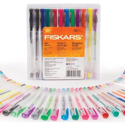The Best Gel Pens For Coloring Options: Fiskars 12-27457097J Gel Pen 48-Piece-Set